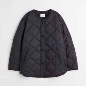 H&M oversized quilted jacket
